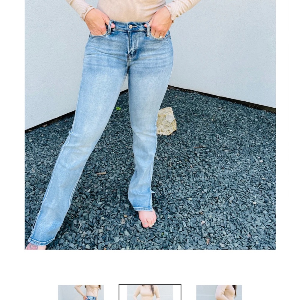 Mid Rise Boot Flare Jean - Picture 2 of 2